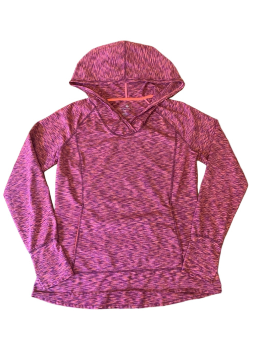 Tangerine Top Large Pink Purple Athletic Hoodie
